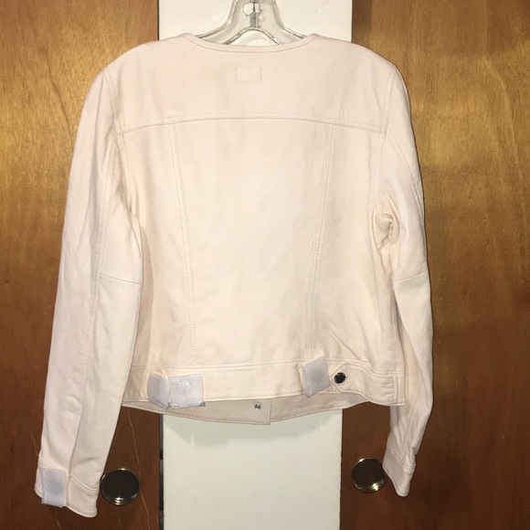 🌸NWT Ralph Lauren Pink 100% Lamb Leather Jacket - Picture 4 of 16